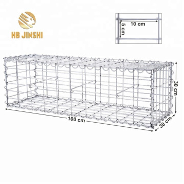 1mx0.5mx0.5m Decorative Welded Wire Gabion Mattress